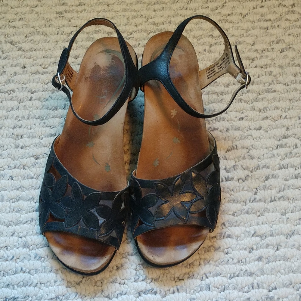 Dansko Floral Dress Sandals